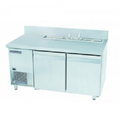 bàn salad cho quầy Bar 1.5m Modelux MDST-2D6-1500